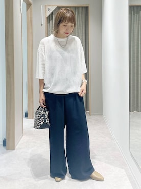 「アイテム（キャミソール）」を使った、kusuko1103さん（レディース・163cm・40代）の夏コーディネート