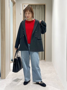 「アイテム（テーラードジャケット）」を使った、kusuko1103さん（レディース・163cm・40代）の秋コーディネート