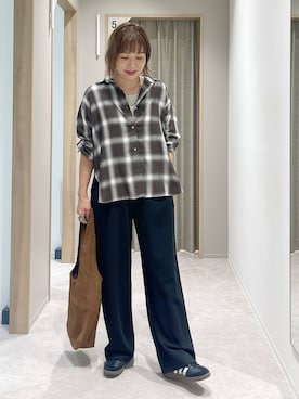 「アイテム（タンクトップ）」を使った、kusuko1103さん（レディース・163cm・40代）の秋コーディネート