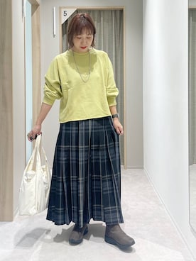 「アイテム（スカート）」を使った、kusuko1103さん（レディース・163cm・40代）の秋コーディネート