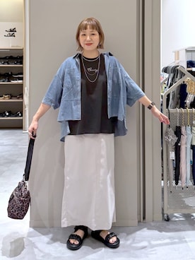 「GLOBAL WORK（グローバルワーク）のアイテム（サンダル）」を使った、kusuko1103さん（レディース・163cm）の夏コーディネート