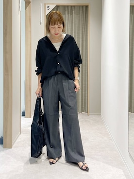 「アイテム（タンクトップ）」を使った、kusuko1103さん（レディース・163cm・40代）の夏コーディネート
