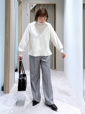 「アイテム（パンプス）」を使った、kusuko1103さん（レディース・163cm・40代）の冬コーディネート