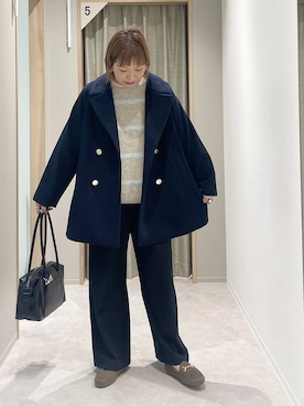 「アイテム（ジャケット/アウター）」を使った、kusuko1103さん（レディース・163cm・40代）の秋コーディネート