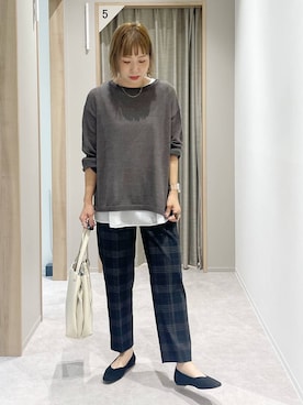 「アイテム（タンクトップ）」を使った、kusuko1103さん（レディース・163cm・40代）の夏コーディネート