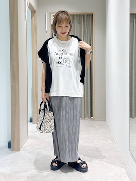 「アイテム（トートバッグ）」を使った、kusuko1103さん（レディース・163cm・40代）の夏コーディネート