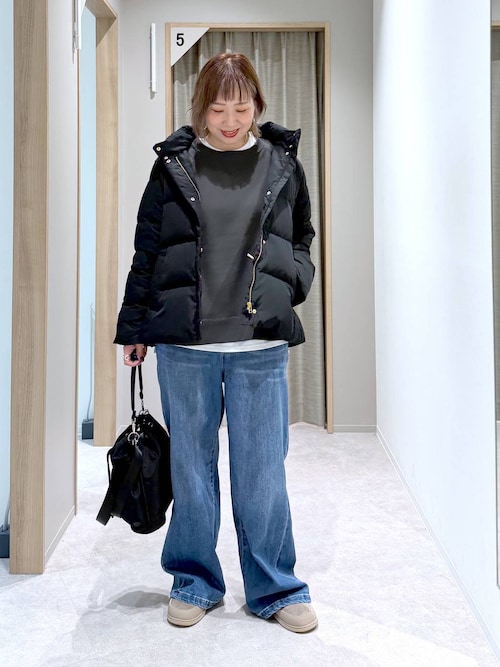 セール】ウツクシルエット撥水ダウンブルゾン/497167（ダウン