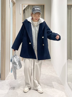 「アイテム（パーカー）」を使った、kusuko1103さん（レディース・163cm・40代）の秋コーディネート