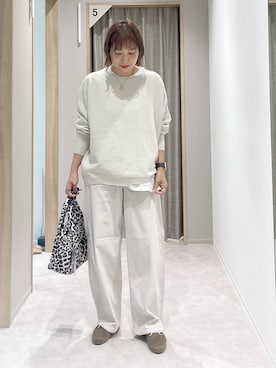 「アイテム（ローファー）」を使った、kusuko1103さん（レディース・163cm・40代）の秋コーディネート