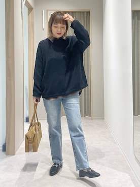 「アイテム（ボストンバッグ）」を使った、kusuko1103さん（レディース・163cm・40代）の秋コーディネート