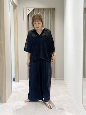 「LEPSIM（レプシィム）のアイテム」を使った、kusuko1103さん（レディース・163cm）の夏コーディネート