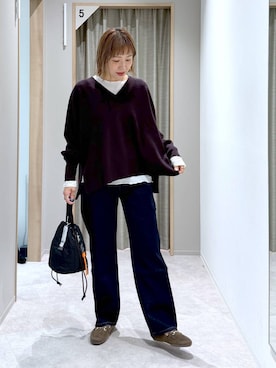 「アイテム（ハンドバッグ）」を使った、kusuko1103さん（レディース・163cm・40代）の秋コーディネート