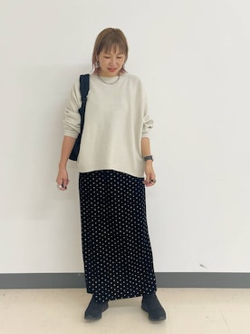 「アイテム（バックパック/リュック）」を使った、kusuko1103さん（レディース・163cm・40代）の秋コーディネート