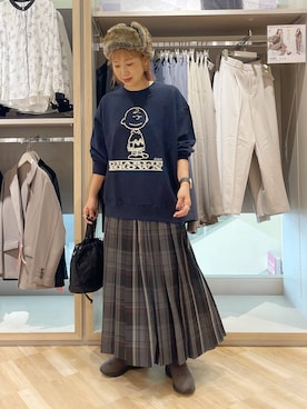 「アイテム（スウェット）」を使った、kusuko1103さん（レディース・163cm・40代）の秋コーディネート