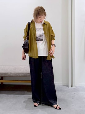 「GLOBAL WORK（グローバルワーク）のアイテム」を使った、kusuko1103さん（レディース・163cm）の夏コーディネート