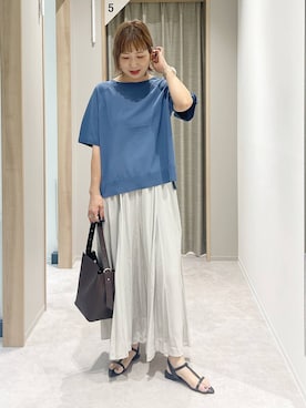 「アイテム（バッグ）」を使った、kusuko1103さん（レディース・163cm・40代）の夏コーディネート