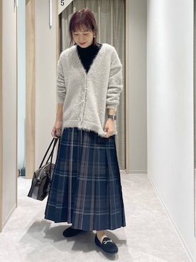 「アイテム（ボストンバッグ）」を使った、kusuko1103さん（レディース・163cm・40代）の秋コーディネート