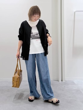 「GLOBAL WORK（グローバルワーク）のアイテム」を使った、kusuko1103さん（レディース・163cm）の夏コーディネート
