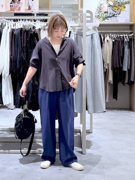 「アイテム（タンクトップ）」を使った、kusuko1103さん（レディース・163cm・40代）の春コーディネート