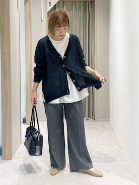 「アイテム（カーディガン/ボレロ）」を使った、kusuko1103さん（レディース・163cm・40代）の夏コーディネート