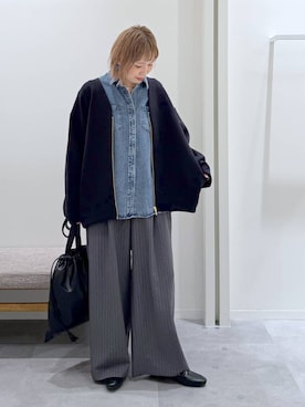 「GLOBAL WORK（グローバルワーク）のアイテム（ジャケット/アウター）」を使った、kusuko1103さん（レディース・163cm）の秋コーディネート