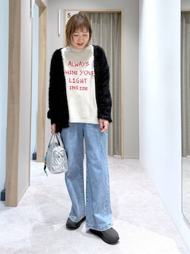 「アイテム（その他シューズ）」を使った、kusuko1103さん（レディース・163cm・40代）の冬コーディネート