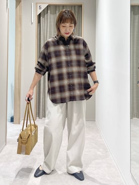 「アイテム（ボストンバッグ）」を使った、kusuko1103さん（レディース・163cm・40代）の秋コーディネート