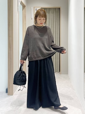 「アイテム（バレエシューズ）」を使った、kusuko1103さん（レディース・163cm・40代）の夏コーディネート
