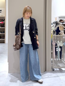 「GLOBAL WORK（グローバルワーク）のアイテム（ジャケット/アウター）」を使った、kusuko1103さん（レディース・163cm）の秋コーディネート