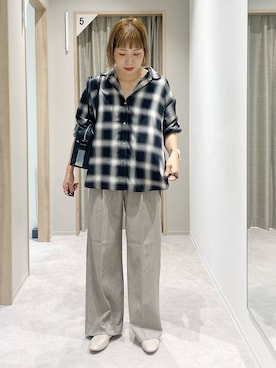 「アイテム（ボストンバッグ）」を使った、kusuko1103さん（レディース・163cm・40代）の夏コーディネート