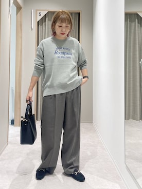 「アイテム（ショルダーバッグ）」を使った、kusuko1103さん（レディース・163cm・40代）の秋コーディネート