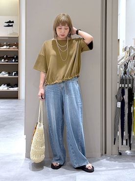 「GLOBAL WORK（グローバルワーク）のアイテム」を使った、kusuko1103さん（レディース・163cm）の春コーディネート