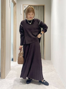 「GLOBAL WORK（グローバルワーク）のアイテム（ワンピース）」を使った、kusuko1103さん（レディース・163cm）の秋コーディネート