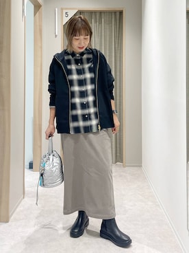 「アイテム（パーカー）」を使った、kusuko1103さん（レディース・163cm・40代）の秋コーディネート