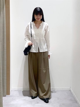 「GLOBAL WORK（グローバルワーク）のアイテム（パンツ）」を使った、ニカさん（レディース・164cm）の秋コーディネート