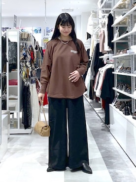 「LIFE（ライフ）のアイテム」を使った、ニカさん（レディース・164cm）の秋コーディネート