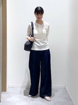 「GLOBAL WORK（グローバルワーク）のアイテム（パンツ）」を使った、ニカさん（レディース・164cm）の秋コーディネート