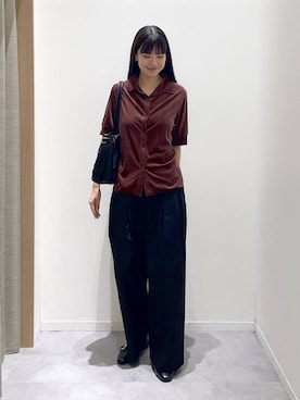 「GLOBAL WORK（グローバルワーク）のアイテム（パンツ）」を使った、ニカさん（レディース・164cm）の秋コーディネート