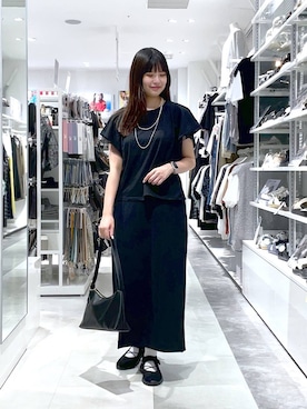 「アイテム（シューズ）」を使った、西尾有加さん（レディース・164cm・20代）の夏コーディネート