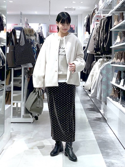 ウールライクコクーンコート/494079（ノーカラーコート）｜GLOBAL WORK