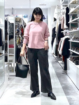 「アイテム（パンプス）」を使った、西尾有加さん（レディース・164cm・20代）の秋コーディネート
