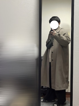 TRさんの「loose double tuck wide PT / ルーズダブルタックワイドパンツ22AW」を使ったコーディネート