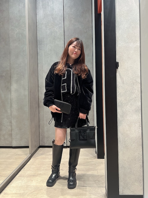 A|X アルマーニ エクスチェンジ】BOXロゴバックル ミニハンドバッグ