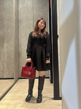 「ARMANI EXCHANGE（アルマーニエクスチェンジ）のアイテム」を使った、HIROさん（レディース・150cm）の秋コーディネート