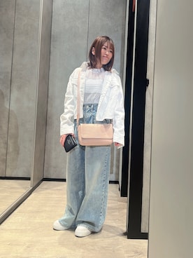 「ワイドパンツ 」｜「アイテム（財布/小物）」を使った、HIROさん（レディース・150cm）の夏コーディネート