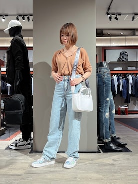 「オーロラシューズ」｜HIROさん（レディース・150cm）の春コーディネート