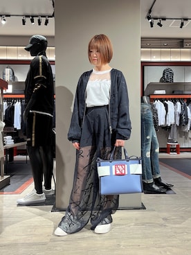 「アイテム（ブルゾン）」を使った、HIROさん（レディース・150cm）の春コーディネート