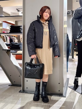 「ラフスタイル」｜「アイテム（ブルゾン）」を使った、HIROさん（レディース・150cm）の秋コーディネート
