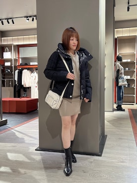「タイトシルエット」｜「アイテム（ジャケット/アウター）」を使った、HIROさん（レディース・150cm）の秋コーディネート