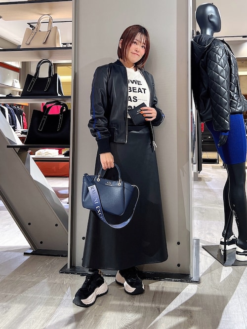 ★ EMPORIO ARMANI ★ 三つ折り ミニ財布 A|X アルマーニ エクスチェンジ】＜オンライン限定＞A|Xロゴ 三